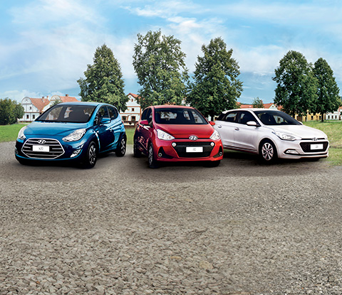 Hyundai i10, i20 a ix20