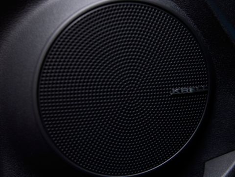 Reproduktor prémiového zvukového systému KRELL v novém Hyundai KONA.